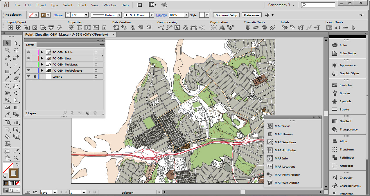 exporting qgis for adobe illustrator with layer