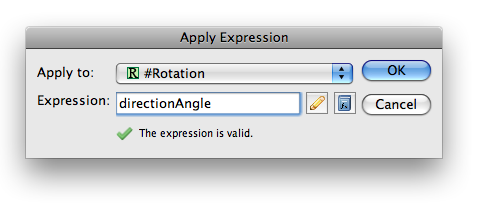 MAP Attributes panel > Apply Expression