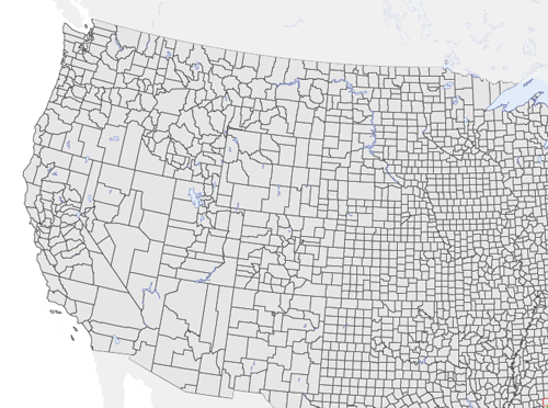 USA County MAP