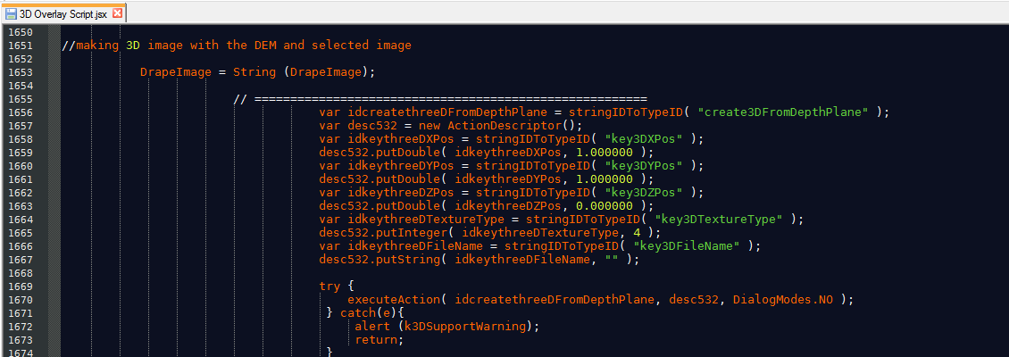 Geographic Imager automate scripts