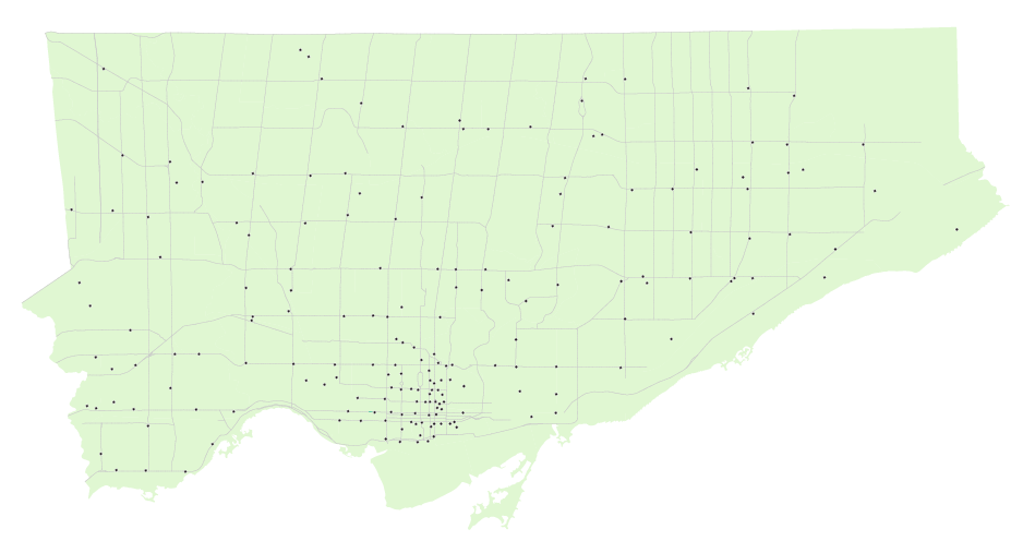 Subway location imported into MAPublisher