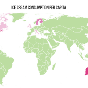 Ice Cream Consumption Maps