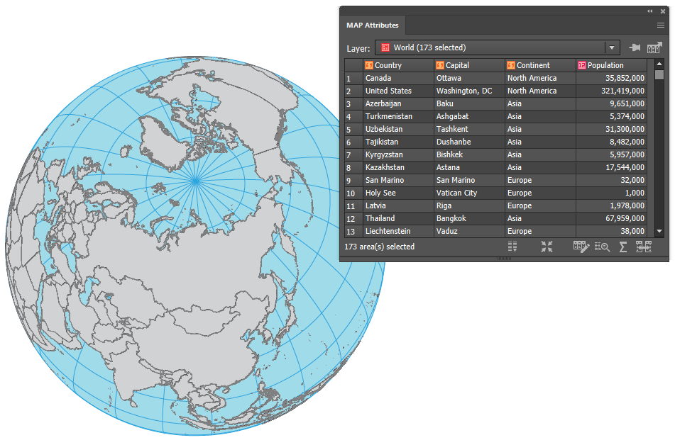 Enhanced Orthographic projection - MAPublisher