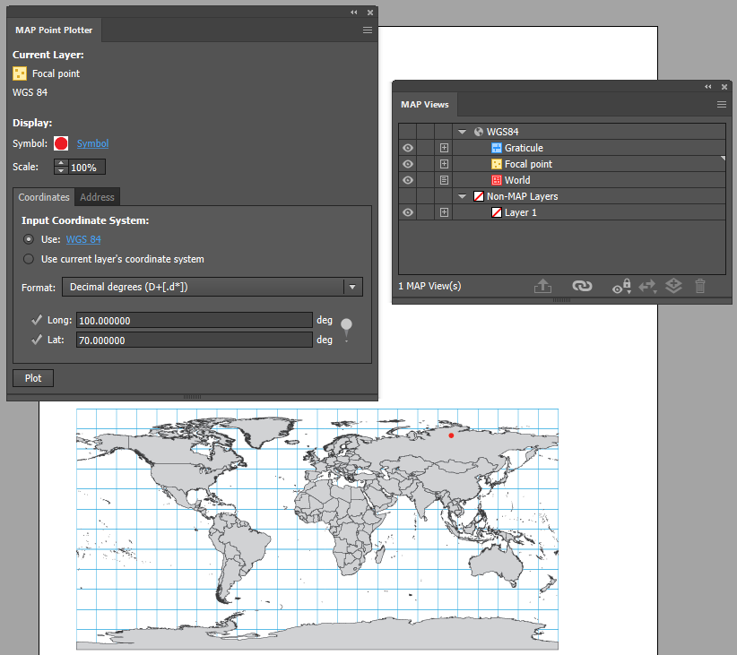 Plotting the focal point - MAPublisher