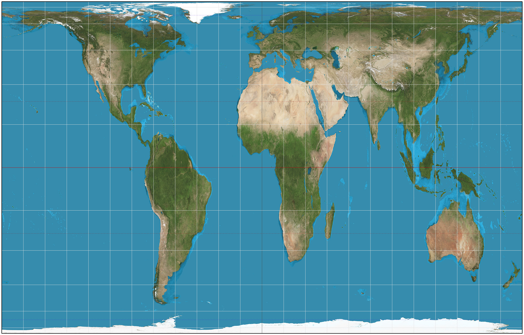 Gall-Peters Map Projection