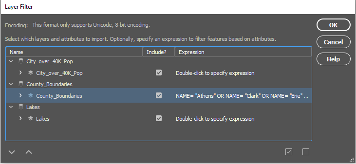 Filtering WMS