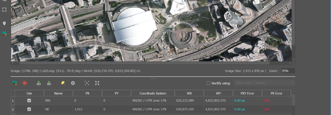 Georeference with Avenza Geographic Imager