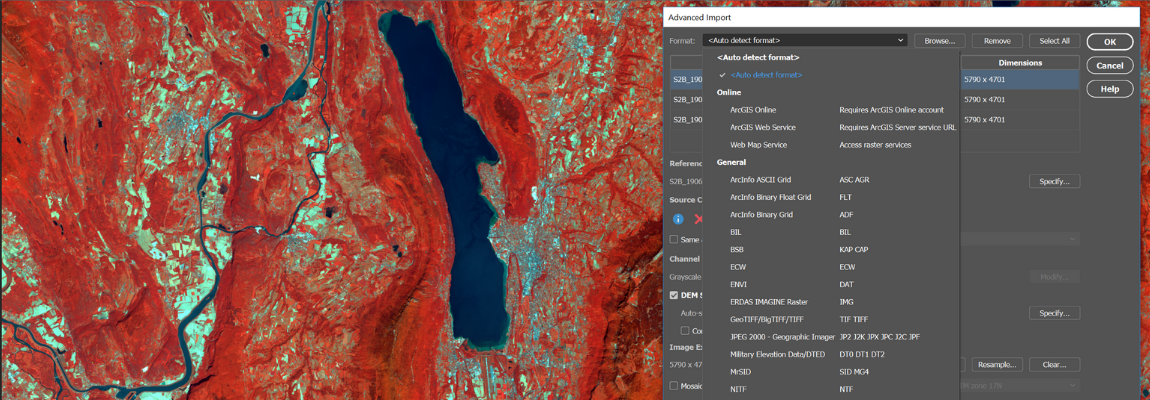 Advanced Image Import into Photoshop with Geographic Imager