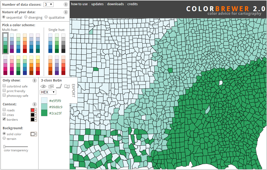 ColorBrewer Preview