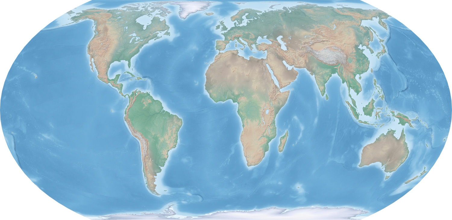 Equal Earth map
