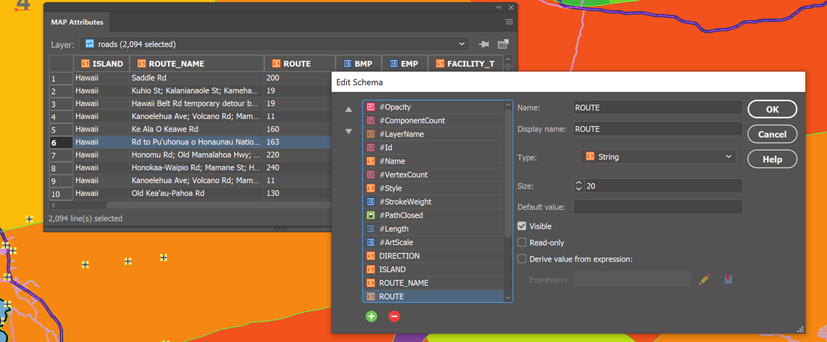 MAPublisher - Using Attributes