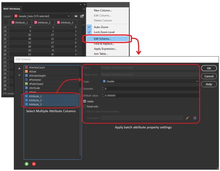 mapublisher replace value in attributes