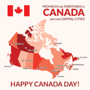 Canadian Capitals Map MAPublisher