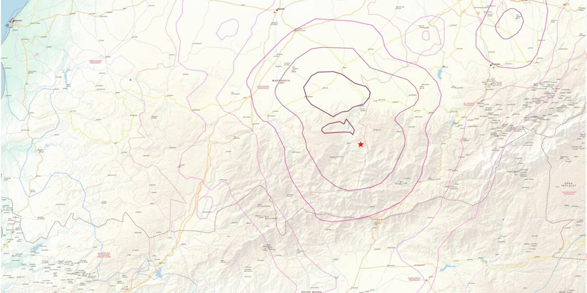 Morocco Earthquake Map Avenza Systems Inline 